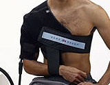 Охлаждающие и компрессионные бандажи, подключаемые к устройству. Плечо. ― Центр современных спортивных технологий.
