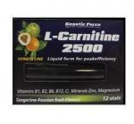 Genetic Force L-карнитин 2500 (12 амп. по 2500 мг. L-карнитина, минералы Магнезиум и Цинк, витамины В1, В2, В6, В12, С)