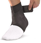 ANKLE SUPPORT w/Straps Neoprene Blend